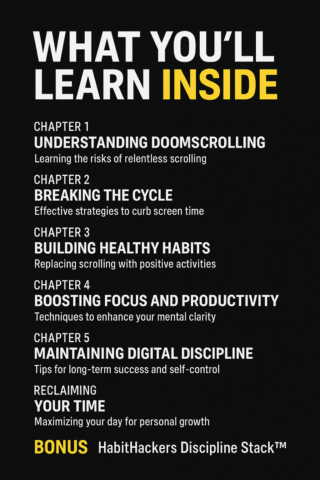 Digital Discipline — Stop Doomscrolling & Rewire Your Brain for Focus