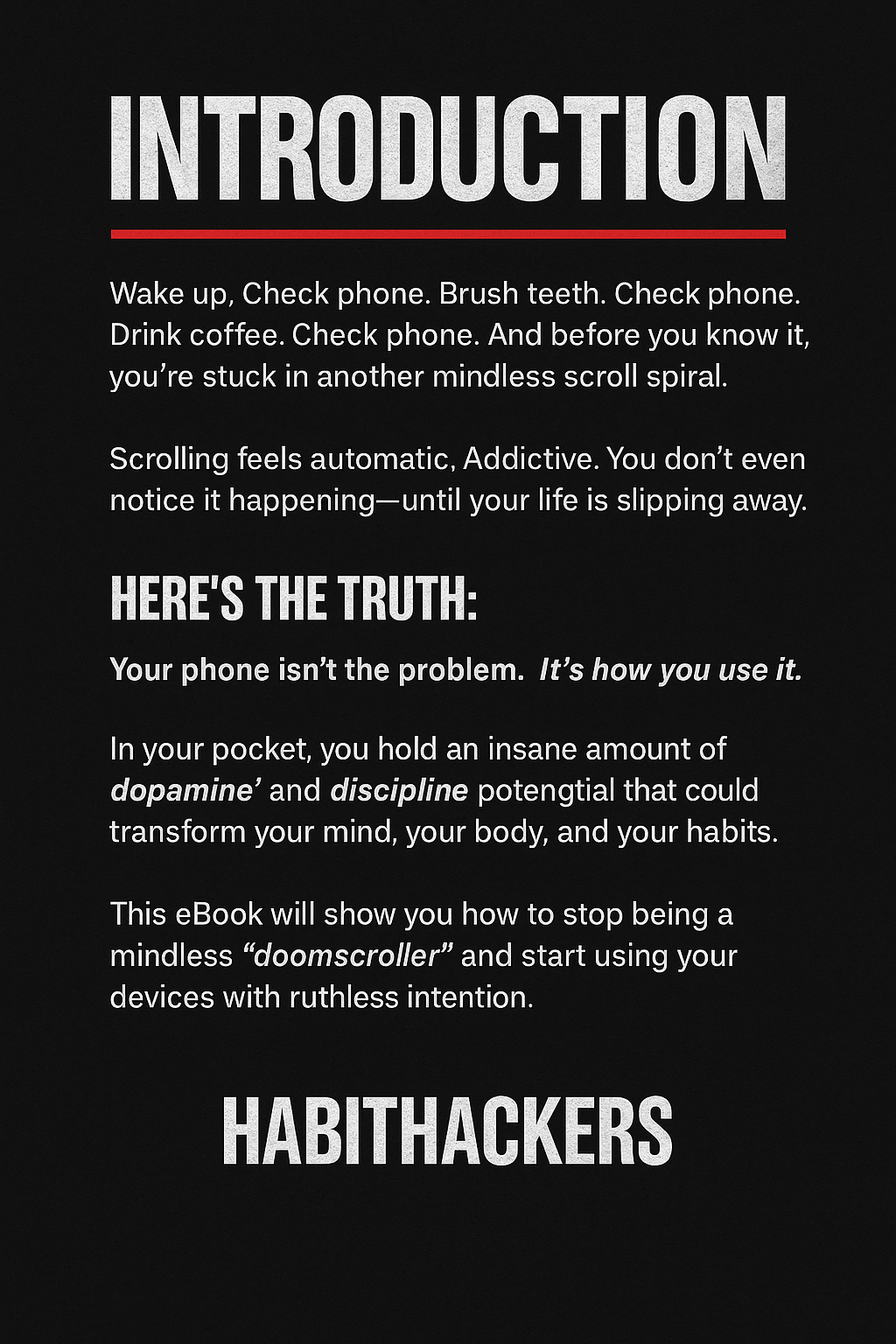Digital Discipline — Stop Doomscrolling & Rewire Your Brain for Focus